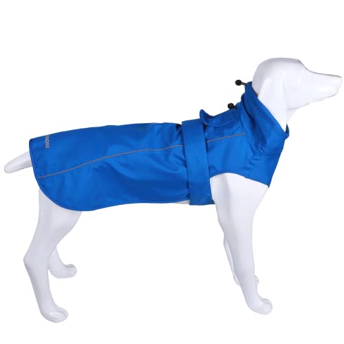 Adjustable Waterproof Dog Raincoat for Dogs (Blue / Medium(13-22lb))