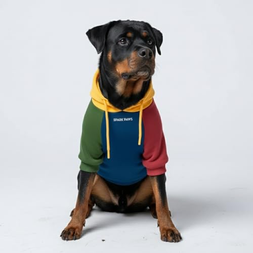 Dog Hoodie Buttery (Primary Color Block / 4XL)