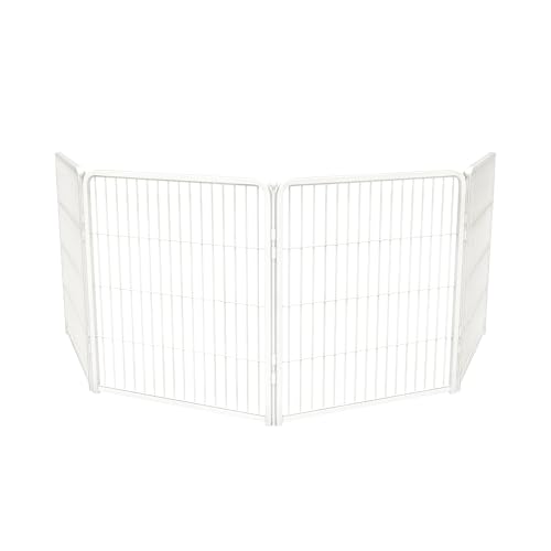 Homeplus Indoor Dog Playpen (White / 32"H)
