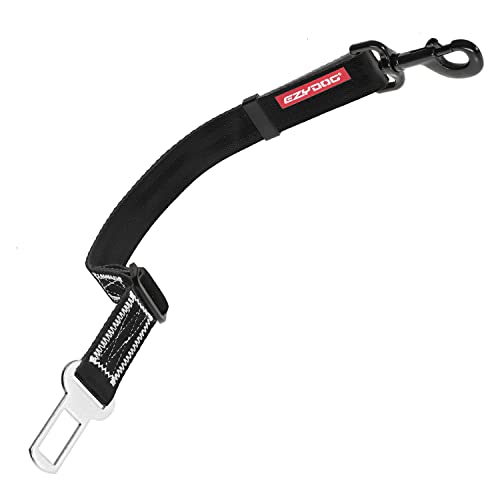 Click Dog Seat Belt Car Restraint (Black / Click - 17.5in - 26in)