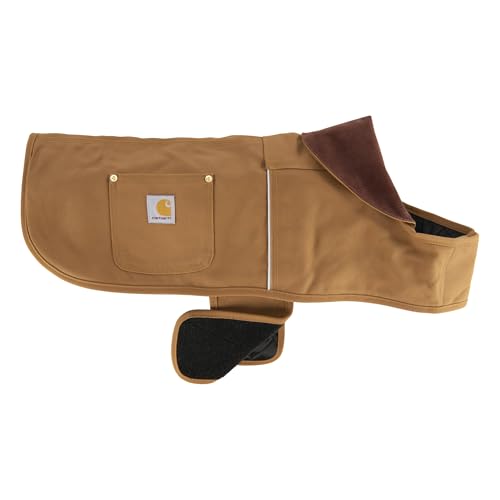 Firm Duck Dog Chore Coat (Carhartt Brown/Brass (Reflective Piping) / Medium)