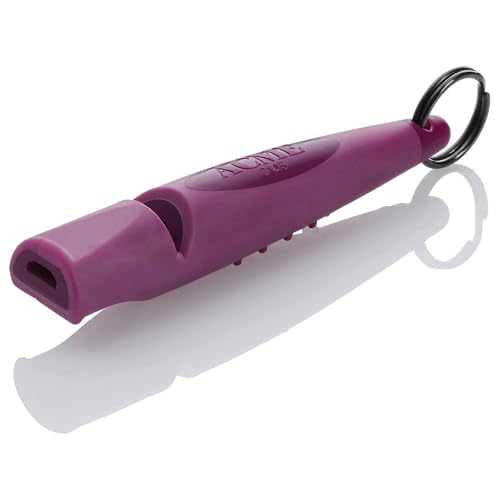 Alpha 210.5 Professional Dog Training Whistle with Enhanced Ergonomic Grip. BPA (Purple)
