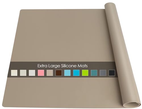 Extra Large Silicone Mat (06-brown / 27.6"L x 15.7"W)