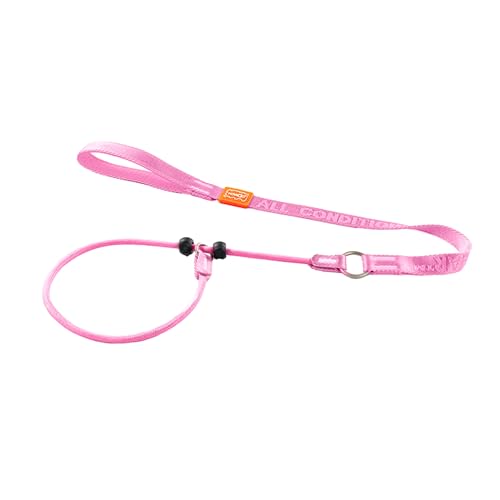 Slip Lead Dog Leash with 2 Spring (Pink / 3.6FT)