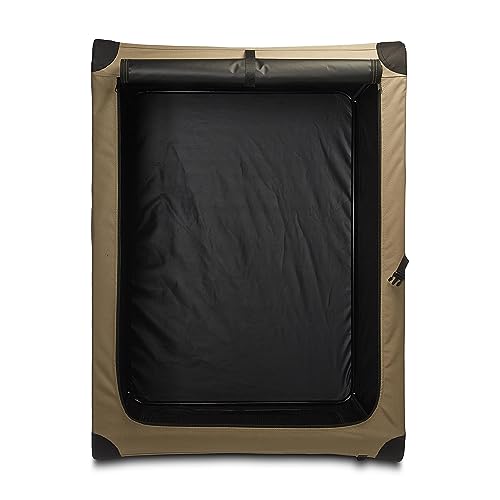 Portable Folding Soft Dog Crate (Tan / 42.0"L x 31.0"W x 31.0"H)