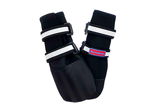 All Weather Neoprene Paw Protector Dog Boots with Reflective Straps in 5 Sizes! (XL)