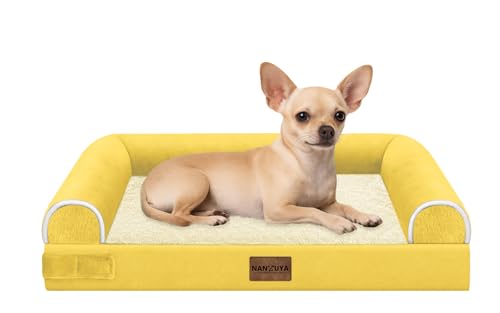 Orthopedic Dog Bed for Small Dogs (Ginger / 24.0"L x 16.0"W x 5.5"Th)