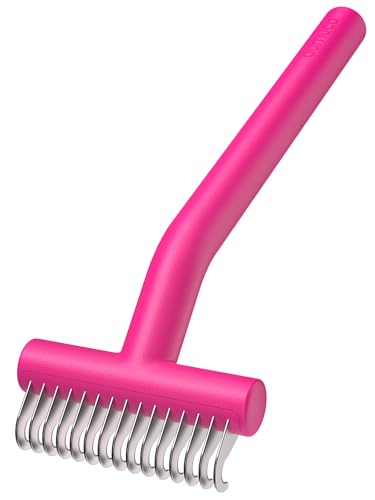 Undercoat Rake for Dogs (Pink)