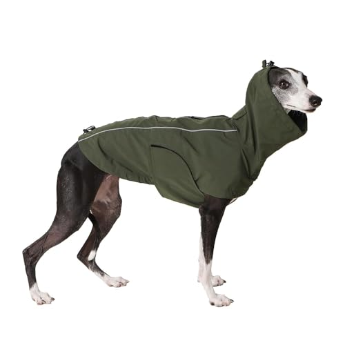 Waterproof Dog Raincoat (05(chest21-23'', back17-19.5''))