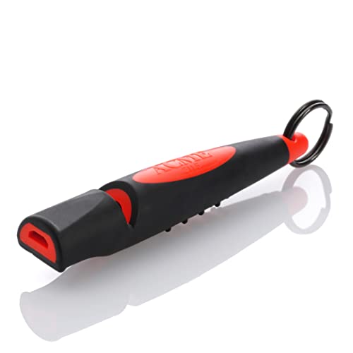 Alpha 211.5 Professional Dog Training Whistle with Enhanced Ergonomic Grip. BPA (Black on Day Glow Orange)
