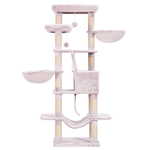 Cat Tree 68 inch Multi (Rosy Brown / 68 inch)