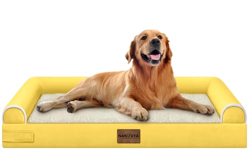 Orthopedic Dog Bed for X (Ginger / 40.0"L x 32.0"W x 6.5"Th)
