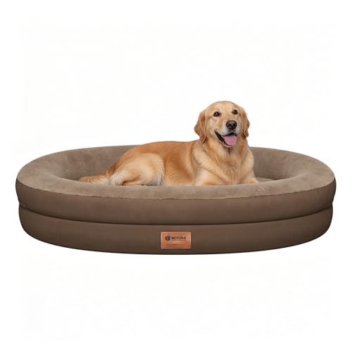 Waterproof Orthopedic Dog Bed for Large Dogs (Coffee / 44"L x 32"W x 7.5"Th)