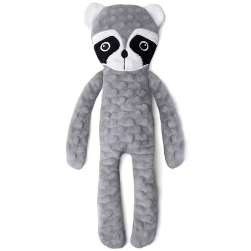 No Stuffing Dog Toys 5 Pack (For Medium and Large Breed / 1 Pack - Raccoon)