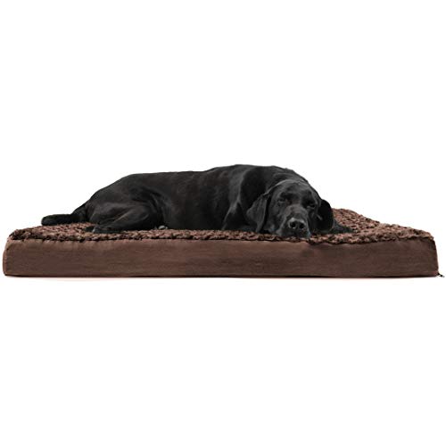 Orthopedic Dog Bed for Large Dogs w (Jumbo / Minky Chocolate)