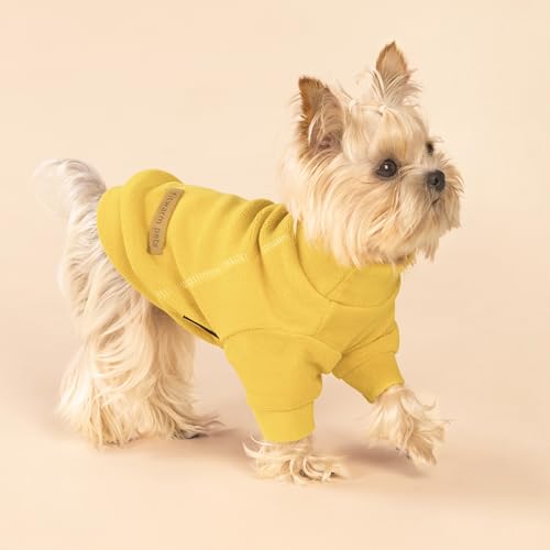 3 Pack Classic Fleece Dog Sweater (Large / Orange-Yellow-Coffee)