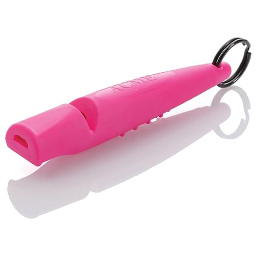 Alpha 210.5 Professional Dog Training Whistle with Enhanced Ergonomic Grip. BPA (Day Glow Pink)