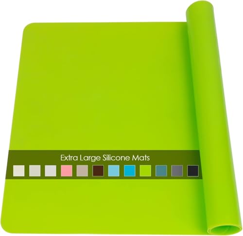 Extra Large Silicone Mat (05-green / 27.6"L x 15.7"W)
