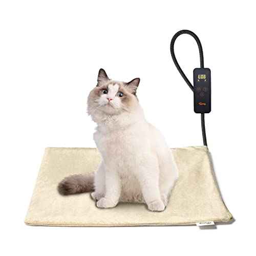 Pet Heating Pad (18.0"L x 16.0"W x 0.6"Th / Beige)