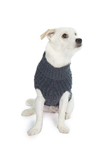 CozyChic® Ribbed Pet Sweater (Small / Slate Blue)