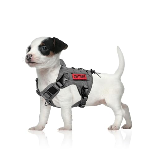 Tactical Dog Harness Vest No (X-Small / Grey)