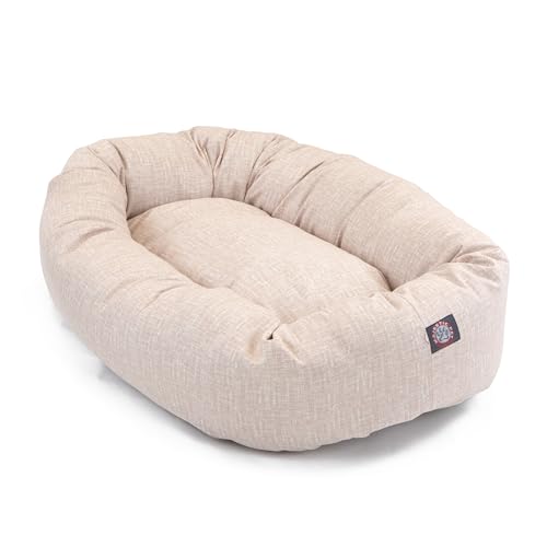 Bagel Calming Dog Bed (Palette Heathered Blush Pink)
