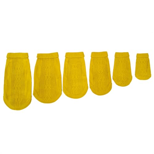 Cat Sweater Stretchy (Dark Yellow / XL)