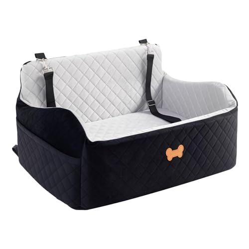 Car Seat for Large Size Dog (Grey/Black / Large)