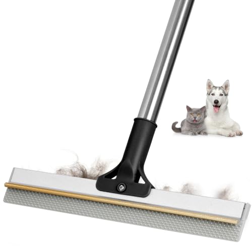 Carpet Rake for Pet Hair Removal Tool (Black)