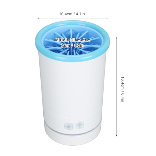 Automatic Dog Cleaner (M / White Blue)