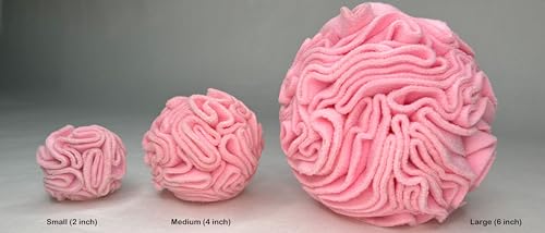 Puppy Small Breed Snuffle Dog Puzzle Ball Toy Pink Extra Small (Pink / Extra Small)
