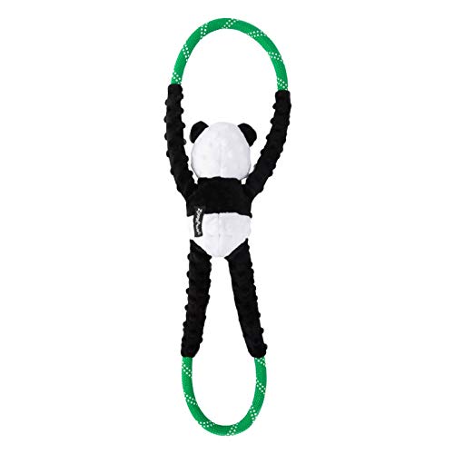 RopeTugz Durable Dog Pull Rope Toy (Panda / 28 x 5 x 5 in)