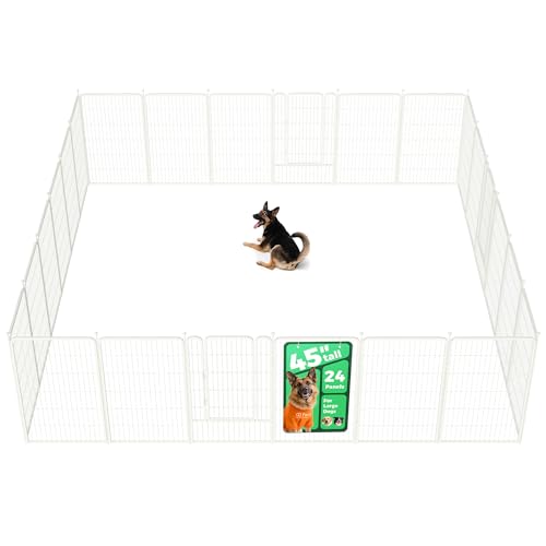 Rollick Dog Playpen (White / 45"H)