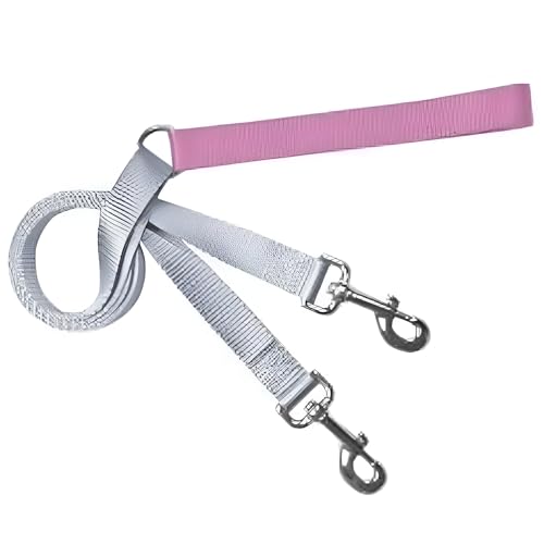 2 Hounds Freedom No Pull 1 Inch Training Leash ONLY Works with No Pull Harnesses (Light Pink)
