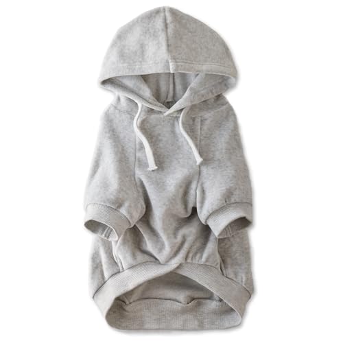 Cooper I Dog Hoodie (Light Heather Gray / Small (10-25 lbs))
