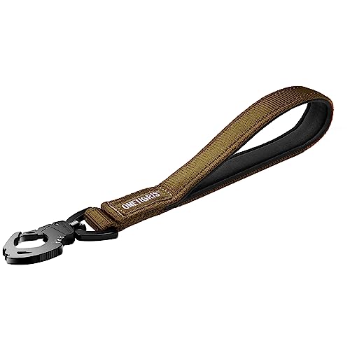 Short Traffic Dog Leash for Small Medium Large Dogs (S / Brown)