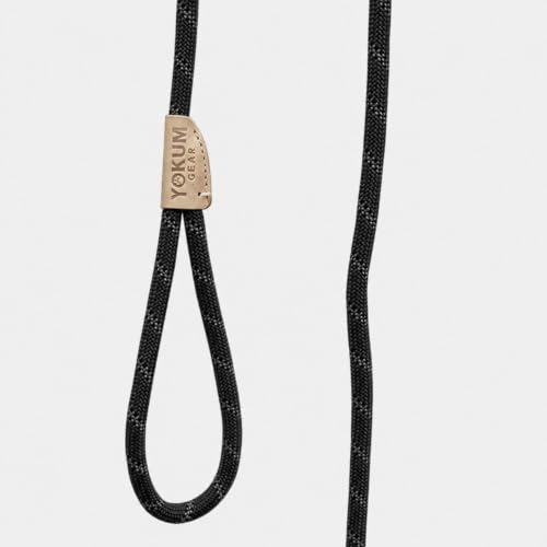 12ft No Pull No Choke Leash Long Rope Dog Leash (12 Ft / BLACK)