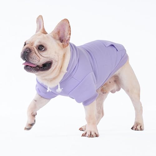 Dog Hoodie for Large Medium Small Dogs (Lavender / Medium)