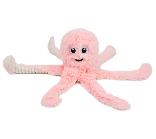 Interactive Squeaky Dog Chew Toy (Octomutant (Pink) / Large)