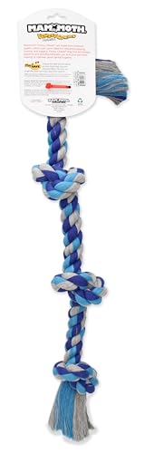 Mammoth Flossy Chews Color Rope Tug (X-Large 31" / 4 Knot)