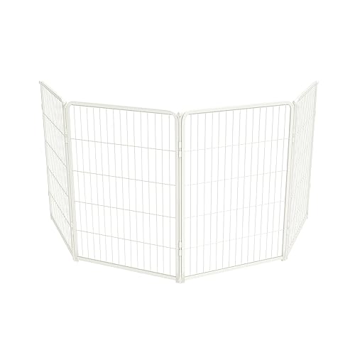 Homeplus Indoor Dog Playpen (White / 40"H)