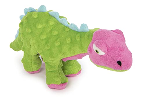 Dinos Spike Squeaky Plush Dog Toy (Small / Dinos Spike (Green))