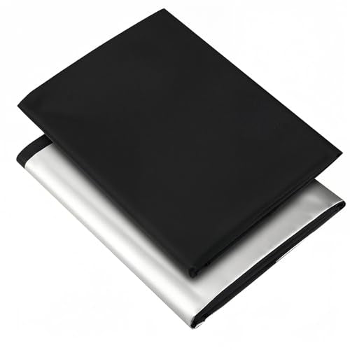 100% Blackout Window Cover (Black / 57"W x 118"H)
