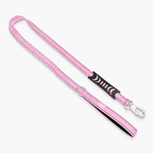 Bungee Dog Leash Shock Absorbing (Pink / Small)