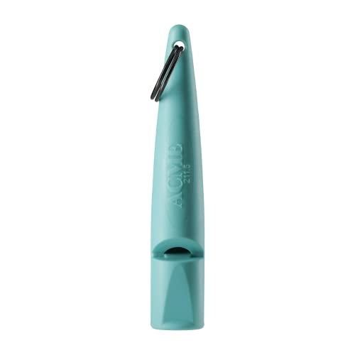 Alpha 211.5 Professional Dog Training Whistle with Enhanced Ergonomic Grip. BPA (Turquoise)