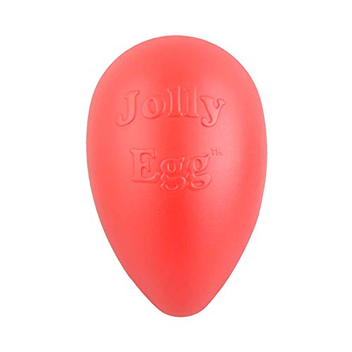 Jolly Egg Dog Toy (Medium (8 in) / Red)