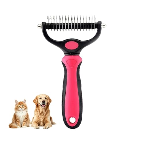 Dematting Comb for Dogs and Cats (Pink L)