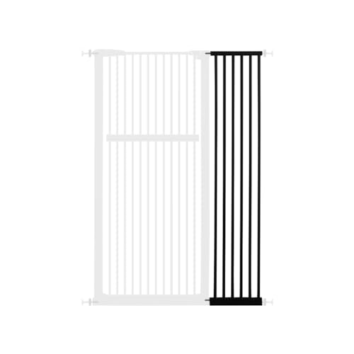 55.12" Extra Tall Pet Gate Extension Kit 12.6" Wide Black (55.12" H-black / 12.60" W, Extension)