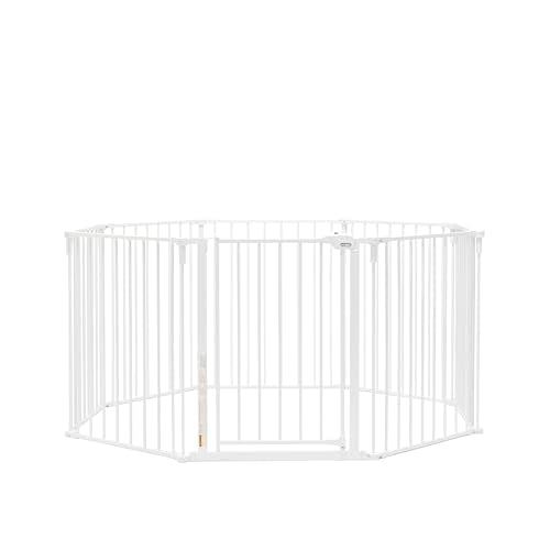 Safety 24" 192" Metal 2 (50.5-192"W x 28"H / White)