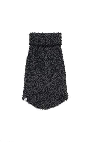 CozyChic Ribbed Pet Sweater (Small / Carbon-Black)